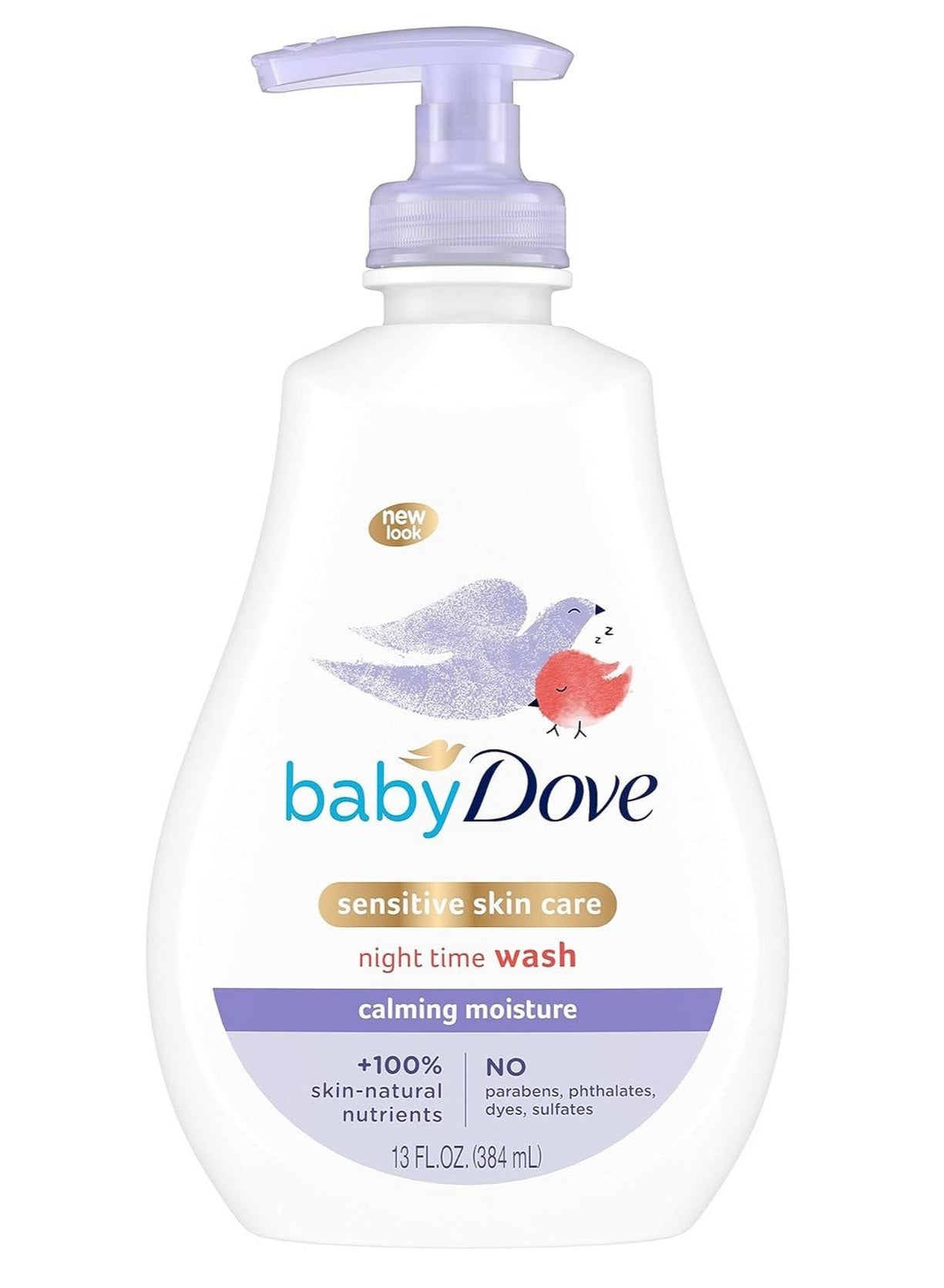 Dove Sensitive Skin Care Night Time Baby Wash Calming Moisture 400 ML
